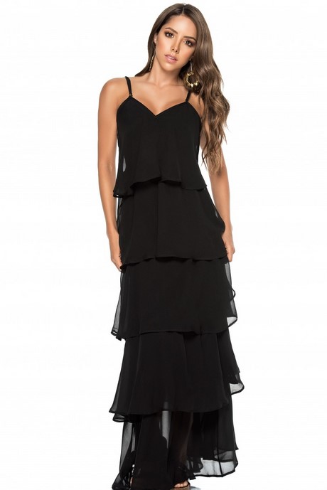 Extra lange maxi dress