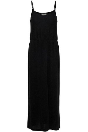 Zwarte maxi jurk only