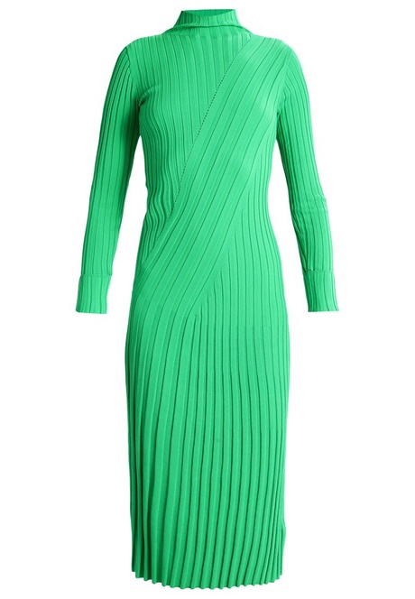 Gebreide jurk groen