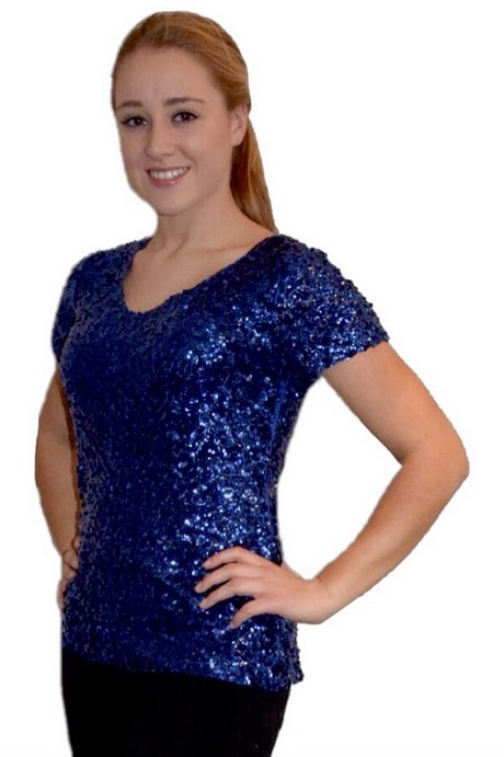 Blauw glitter jasje