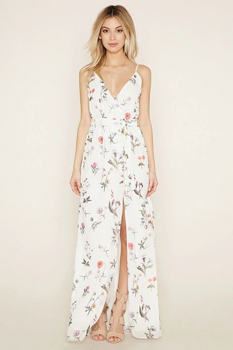 Flower maxi dress