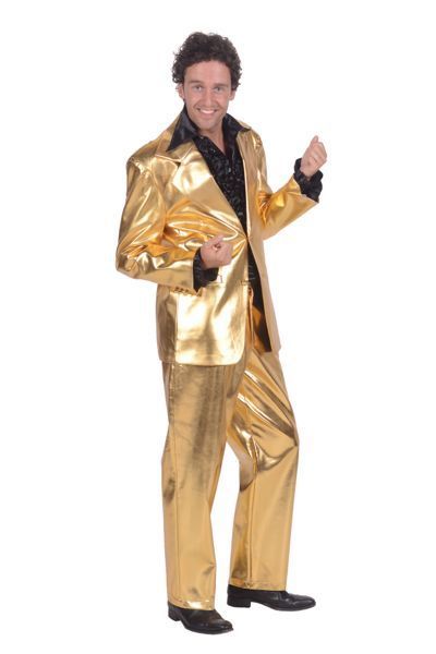 Gouden disco jurk