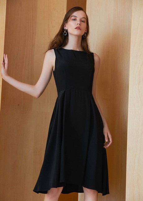 Vintage zwarte jurk