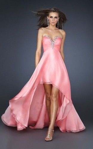 Roze gala jurk