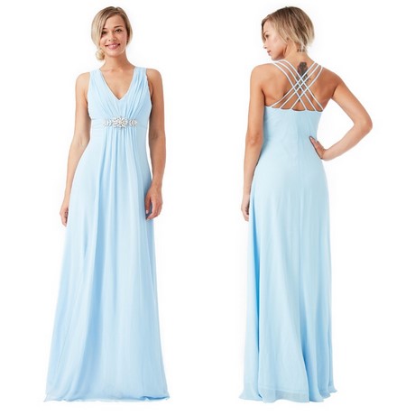 Blauwe bruidsmeisjes jurken