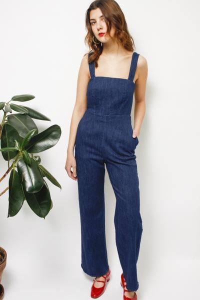 Jumpsuit spijkerstof we