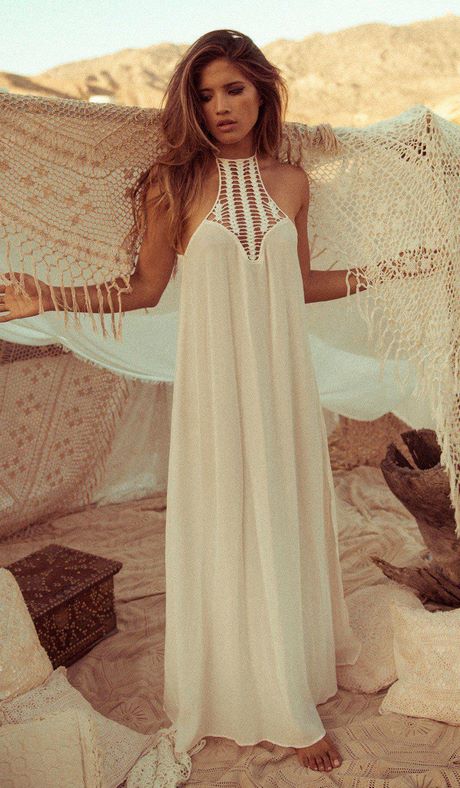 Lange jurken hippie stijl