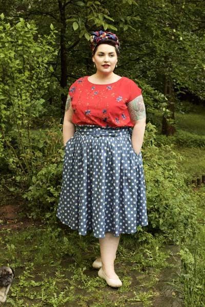 Vintage kleding plus size