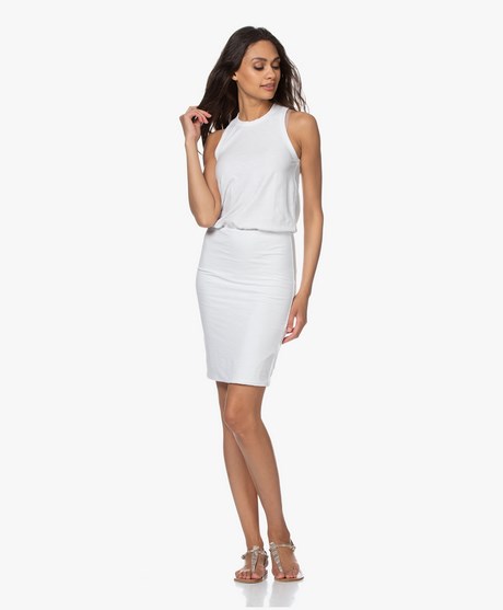 Witte bodycon jurk