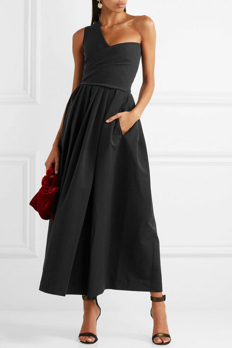 Zwarte elegante jurk