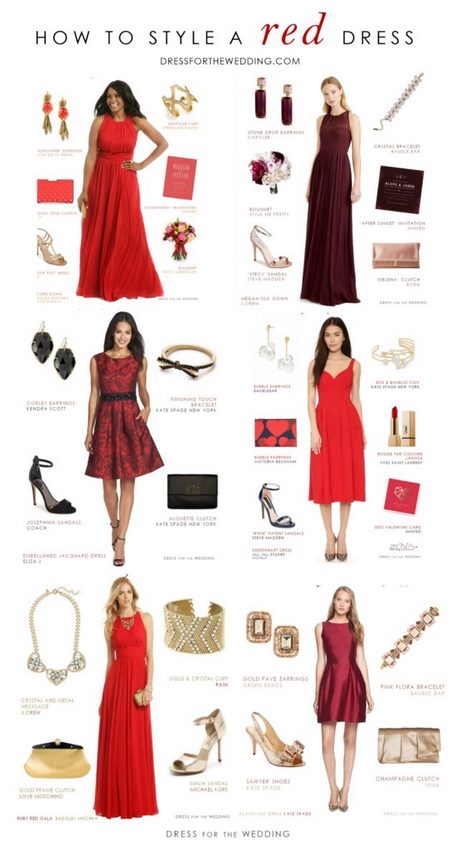 De rode jurk
