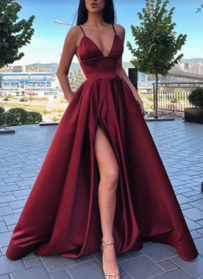 Donker rode prom jurken