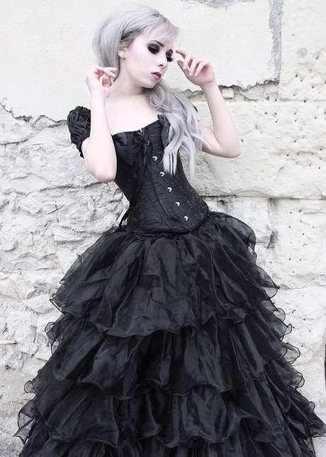 Goth prom jurken