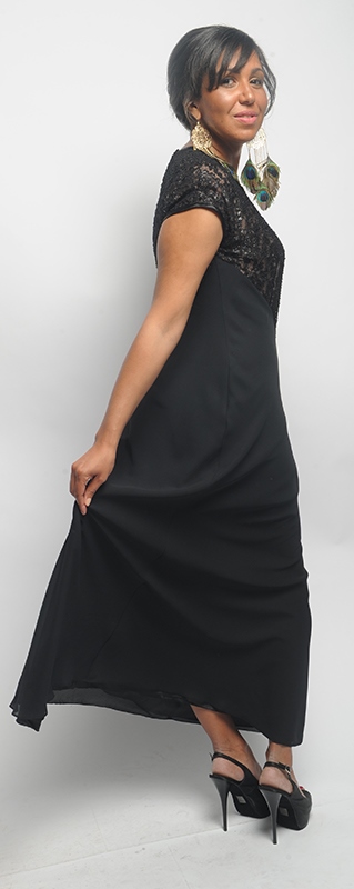 Klassieke kleine zwarte jurk