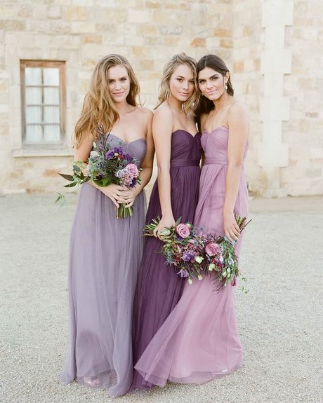 Lavendel bruidsmeisje jurken