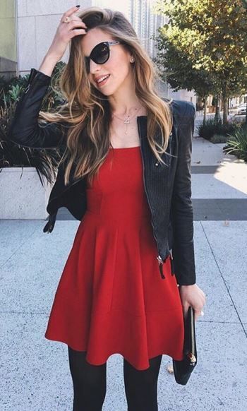 Rode casual jurken