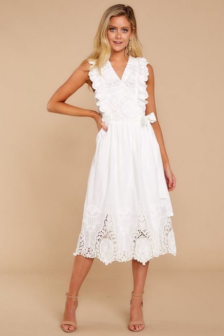 Vrouwen witte jurken