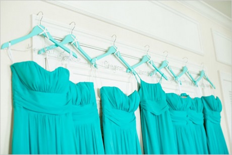 Jurk turquoise bruiloft