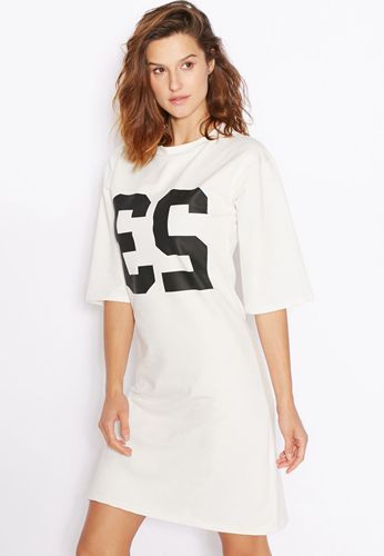 Oversized jurk shirt