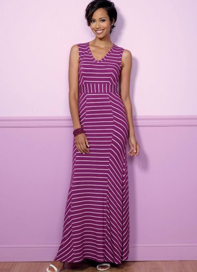 Jersey maxi jurk