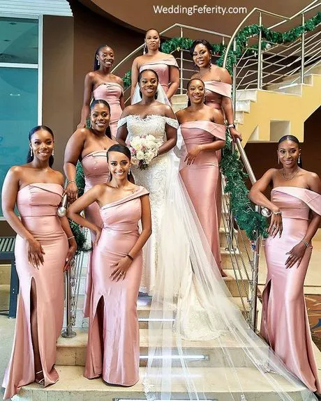 Nigeriaanse chief bruidsmeisjes jurken 2023