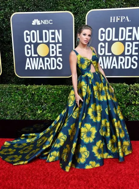 Taylor swift golden globes jurk 2023