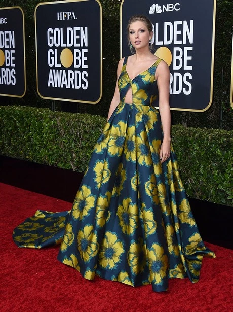 Taylor swift golden globes jurk 2023