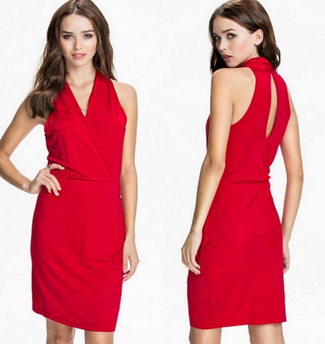 Rode feestelijke jurk