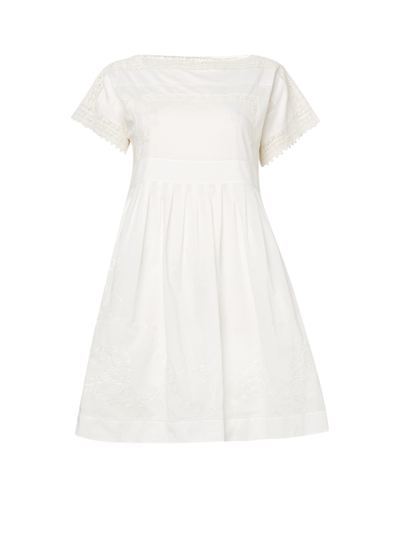 A lijn jurk wit