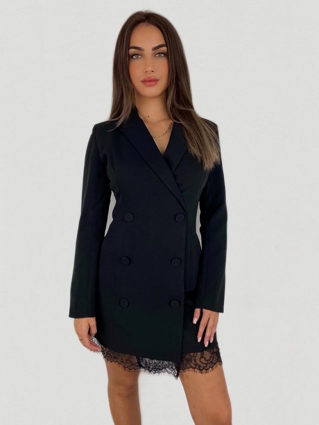 Blazer dress zwart