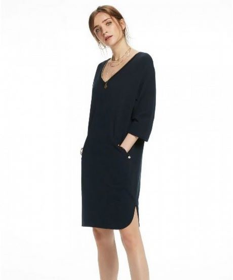 Maison scotch jurk blauw