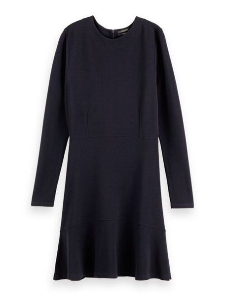 Maison scotch jurk blauw