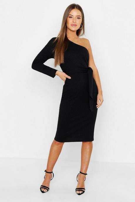 Midi dress zwart