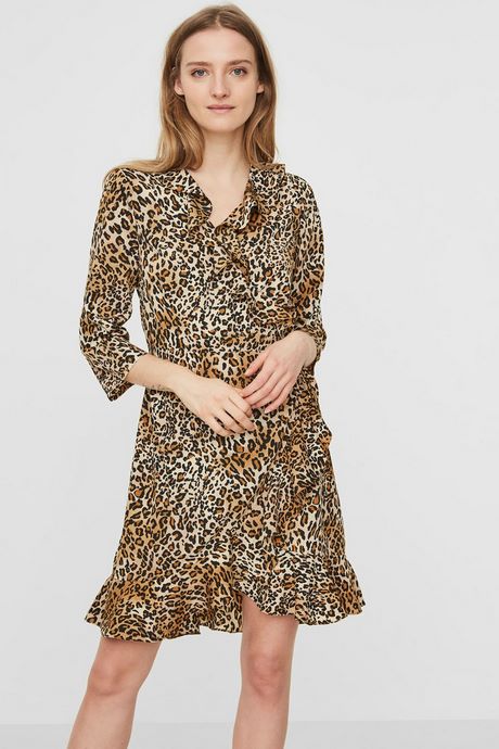 Vero moda jurk tijgerprint