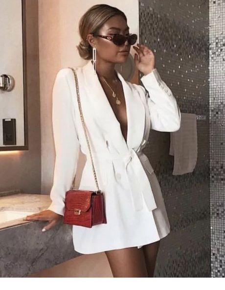 Witte blazer jurk zara