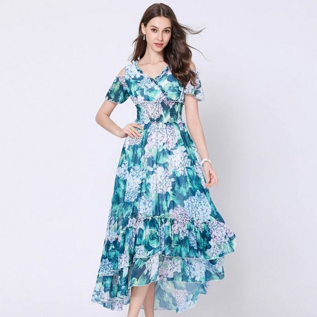 Chiffon maxi dress