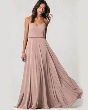 Chiffon maxi dress