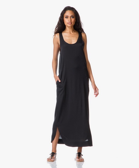 Maxi dress met mouwen