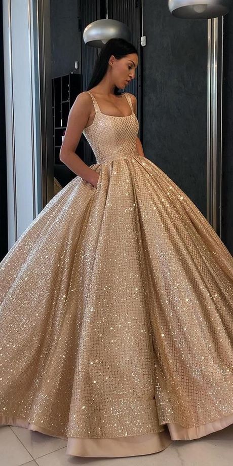 Gouden prom dresses 2023