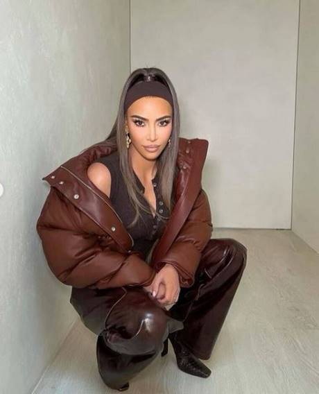 Kim kardashian winter outfits 2023