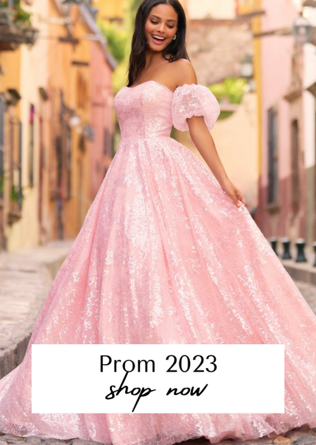 Off the shoulder prom dresses 2023