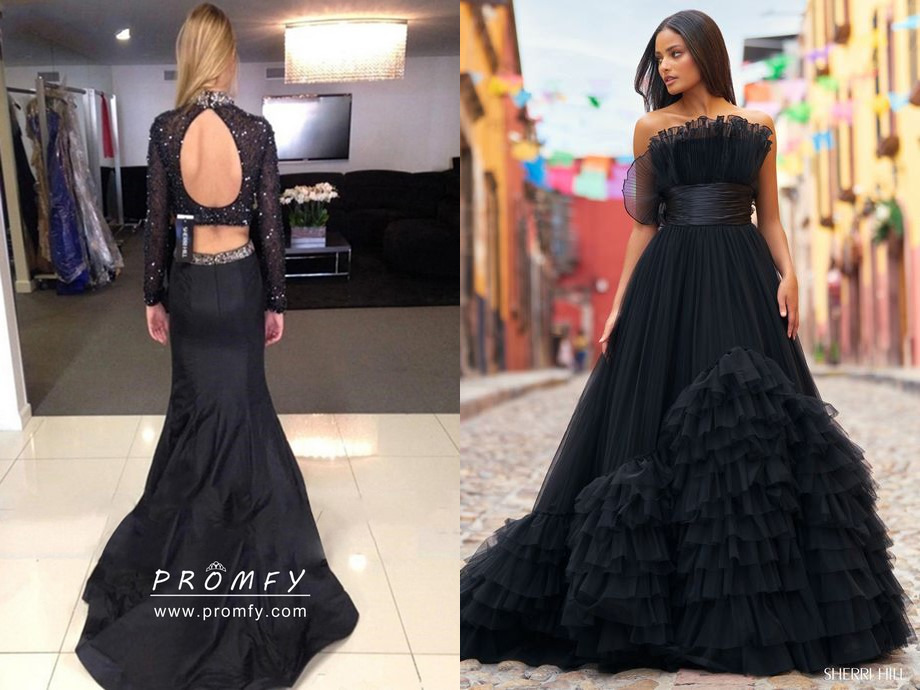 Alle zwarte prom dresses 2023