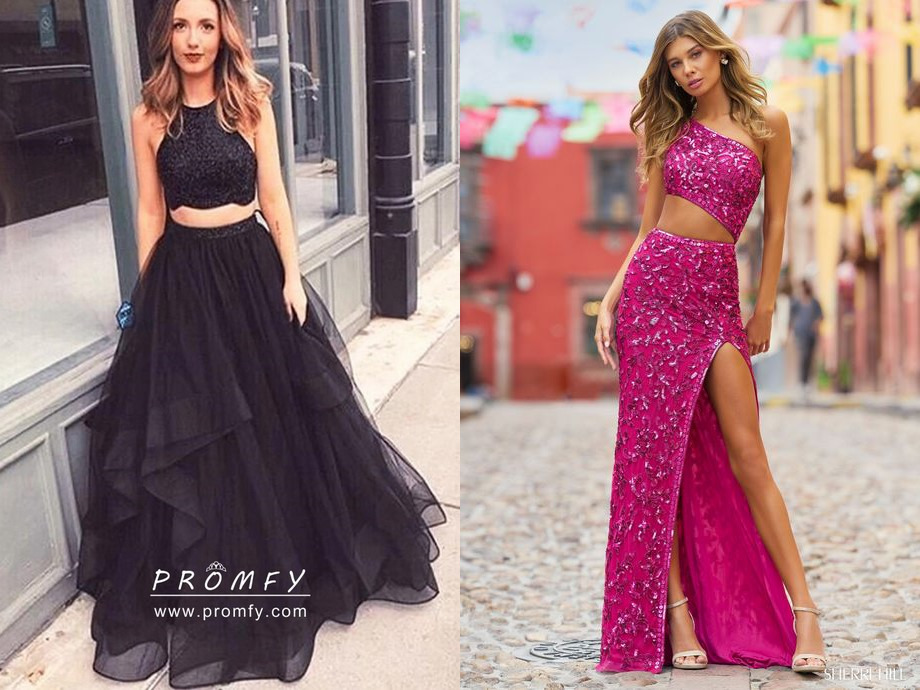 Crop top prom dresses 2023