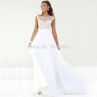 Witte lange jurken