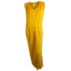 Gele lange jurk