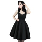 Vintage jurk zwart