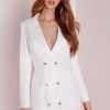 Witte blazer dress