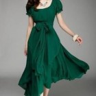 Smaragdgroene jurk