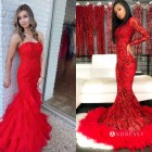 Rode lace prom dresses 2023