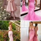 Licht roze prom dresses 2024